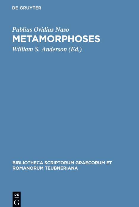 Publius Ovidius Naso: Metamorphoses, Buch