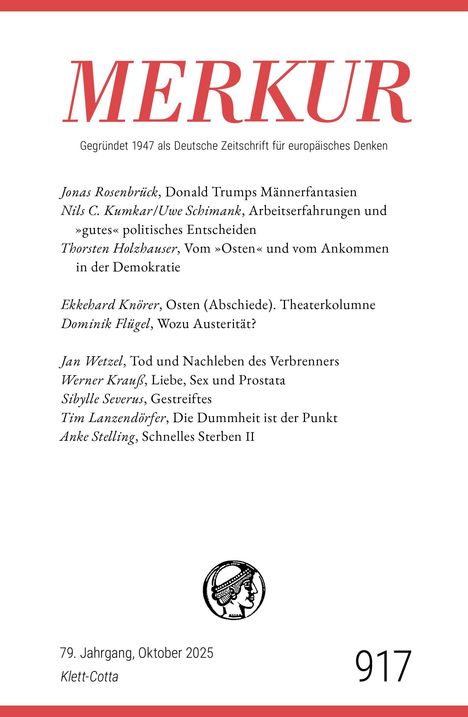 MERKUR 10/2025, Jg.79, Buch