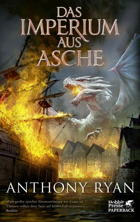 Anthony Ryan: Das Imperium aus Asche, Buch