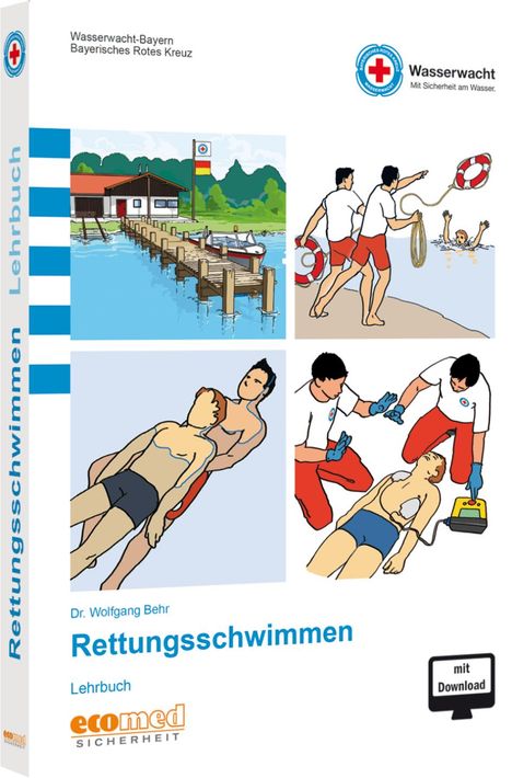 Die Wasserwacht des Bayerischen: Rettungsschwimmen, 1 Buch und 1 Diverse