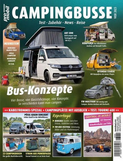 pro mobil Extra Campingbusse, Buch