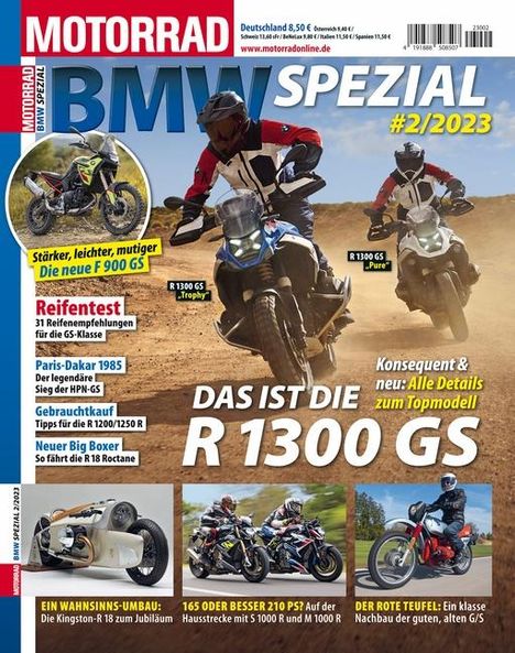Motorrad BMW Spezial - 02/2023, Zeitschrift