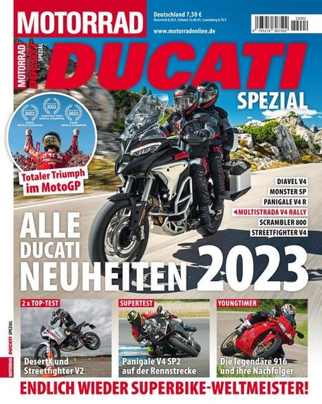 Motorrad Ducati Spezial, Buch