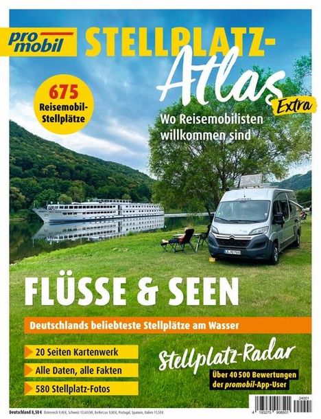 pro mobil Stellplatz-Atlas 01/2024, Buch