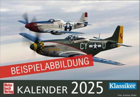 Klassiker der Luftfahrt Kalender 2025, Kalender