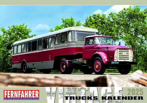 Vintage Trucks Kalender 2025, Kalender