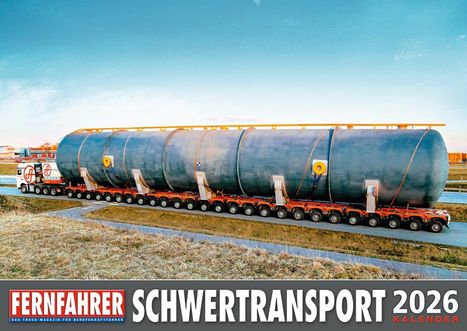 Schwertransporter Kalender 2026, Kalender