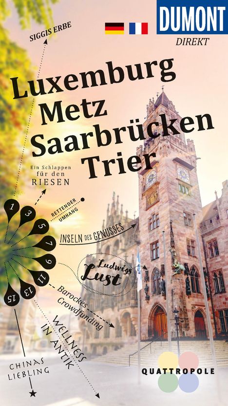 DuMont direkt Reiseführer Luxemburg, Metz, Saarbrücken, Trier, Buch