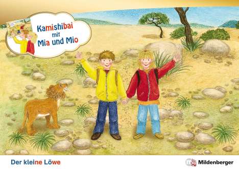 Bettina Erdmann: Kamishibai mit Mia und Mio: Der kleine Löwe - Set, Buch