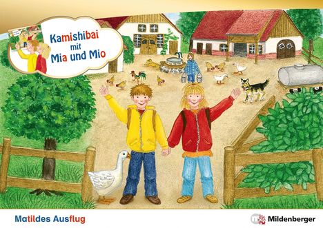 Bettina Erdmann: Kamishibai mit Mia und Mio: Matildes Ausflug - Set, Buch