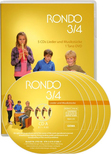 RONDO 3/4 - Neuausgabe - 5 Audio-CDs, 5 CDs