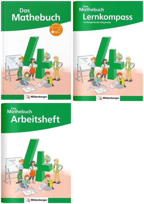 Anja Finke: Paket - Das Mathebuch 4 Neubearbeitung, 3 Bücher