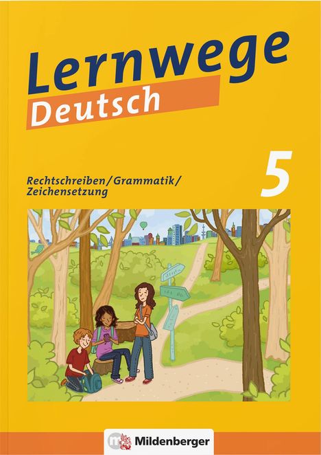 Jasmin Merz-Grötsch: Lernwege Deutsch 1: Rechtschreibung - Grammatik - Zeichensetzung 5 (mit Lösungsheft), Buch