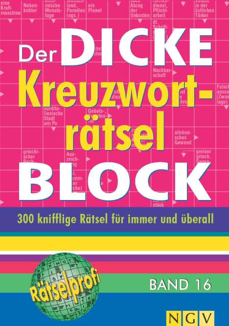 Der dicke Kreuzworträtsel-Block Band 16, Buch