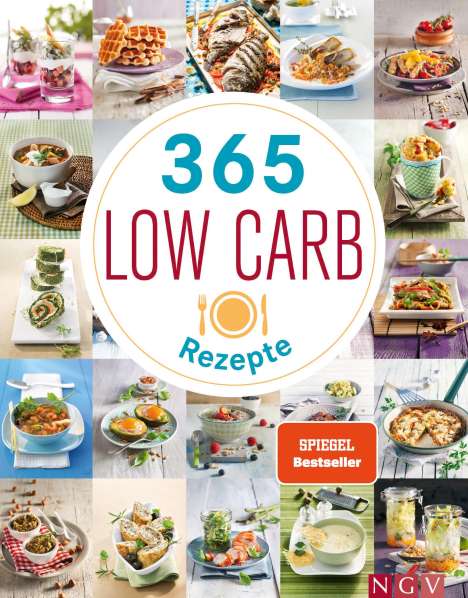 365 Low-Carb-Rezepte, Buch