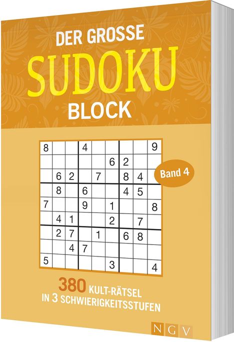 Der große Sudokublock Band 4, Buch