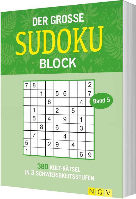 Der große Sudokublock Band 5, Buch