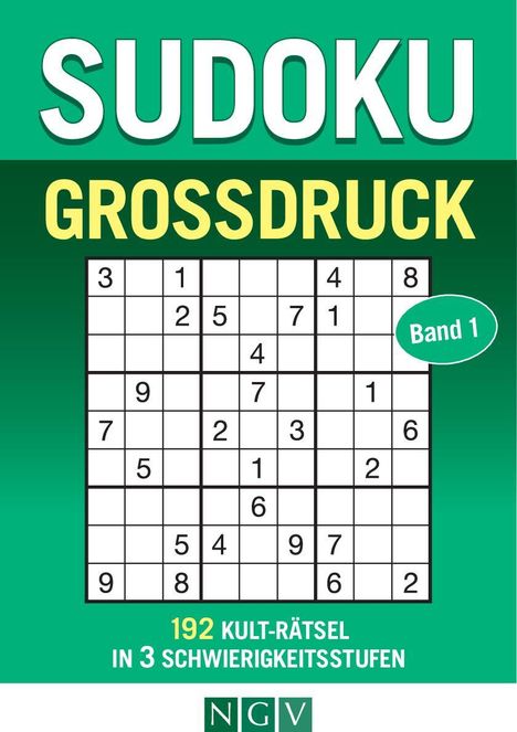 Sudoku Großdruck - Band 1, Buch