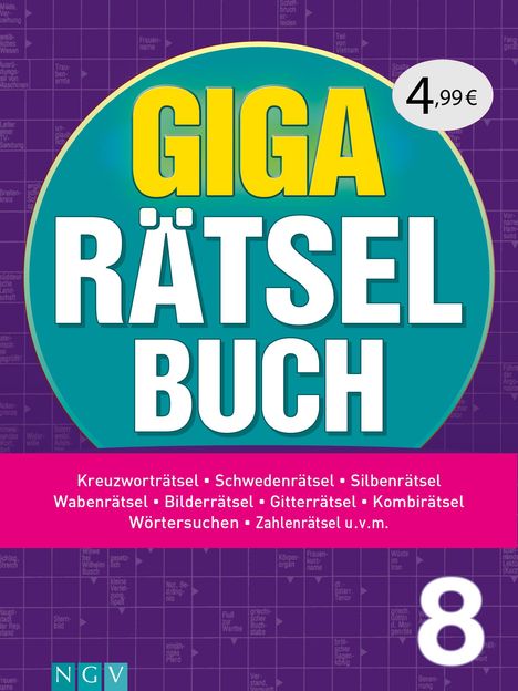 Giga-Rätselbuch 8, Buch