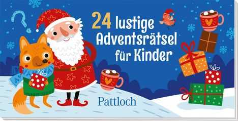 24 lustige Adventsrätsel für Kinder, Buch