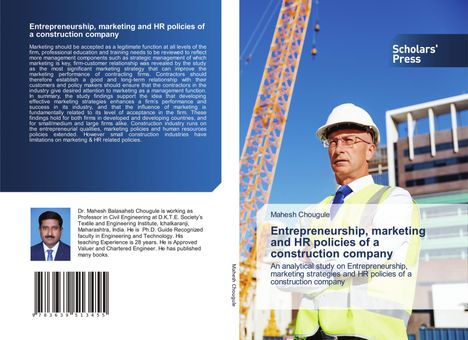 Mahesh Chougule: Entrepreneurship, marketing and HR policies of a construction company, Buch