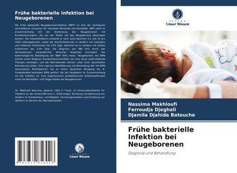 Nassima Makhloufi: Frühe bakterielle Infektion bei Neugeborenen, Buch