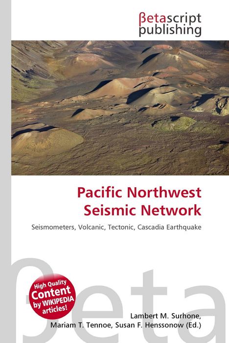 „Pacific Northwest Seismic Network“, „Seismometers, Volcanic, Tectonic, Cascadia Earthquake“. Landschaft mit Hügeln.