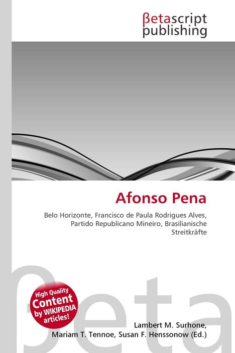 Betascript Publishing, Afonso Pena, Belo Horizonte, Partido Republicano Mineiro. Graue Wellenmuster, roter Kreis.