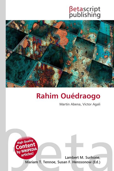 Rahim Ouédraogo, Martin Abena, Victor Agali. Abstrakte Kunst mit türkis und rostfarbenen Mustern.