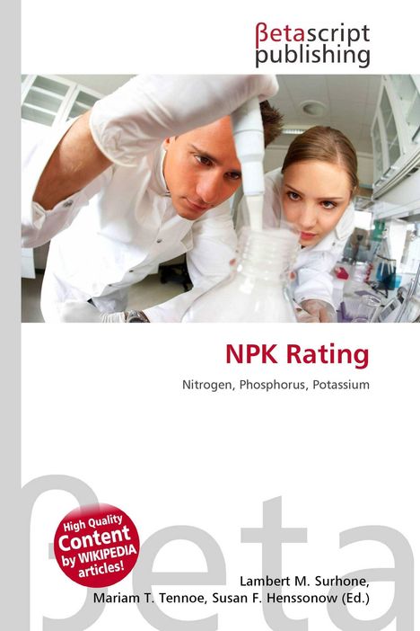 "NPK Rating: Nitrogen, Phosphorus, Potassium. Zwei Labortechniker arbeiten konzentriert mit einer Pipette."