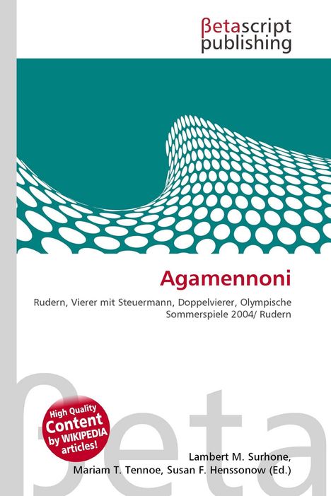 "Agamennoni. Rudern, Vierer mit Steuermann, Doppelvierer, Olympische Sommerspiele 2004." Abstrakte Wellenform.