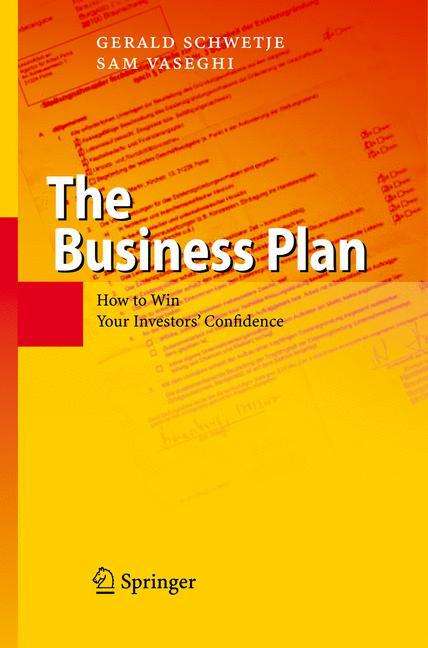 Sam Vaseghi: The Business Plan, Buch