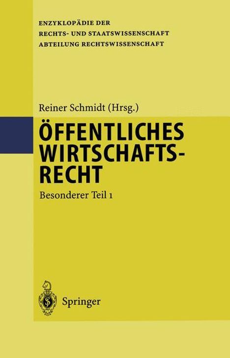 Öffentliches Wirtschaftsrecht, Buch