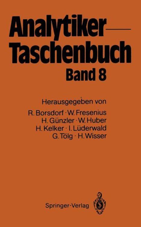 Rolf Borsdorf: Analytiker-Taschenbuch, Buch