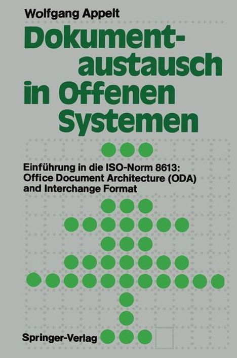 Wolfgang Appelt: Dokumentaustausch in Offenen Systemen, Buch