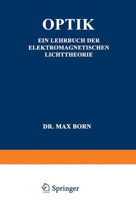 Max Born: Optik, Buch