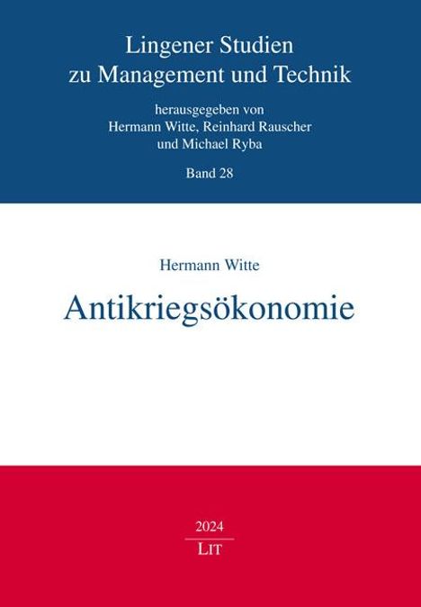 Hermann Witte: Antikriegsökonomie, Buch