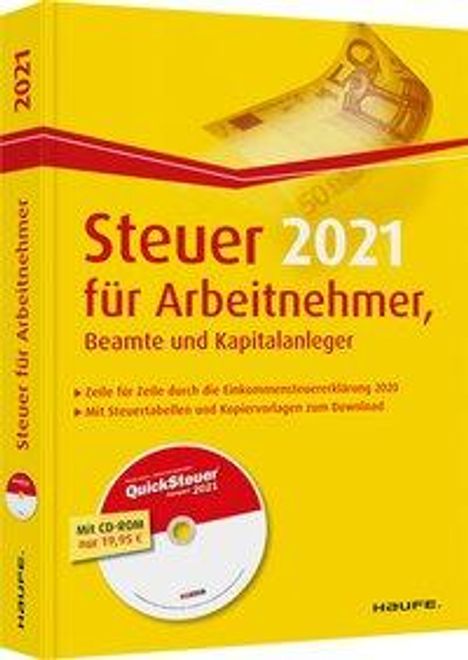 Willi Dittmann: Dittmann, W: Steuer 2021 für Arbeitnehmer/ inkl. CD-ROM, Buch