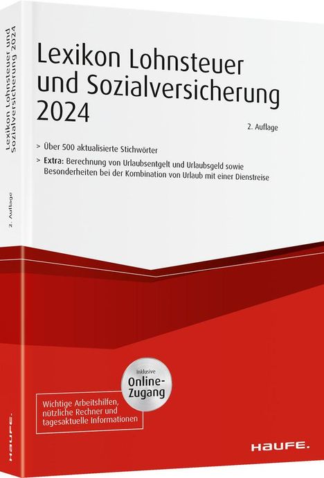 Lexikon Lohnsteuer und Sozialversicherung 2024 plus Onlinezugang, Buch