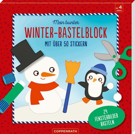 Mein bunter Winter-Bastelblock, Diverse