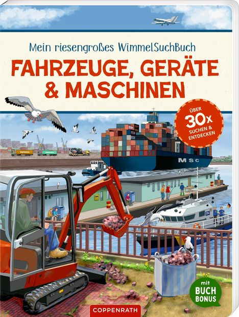 Mein riesengroßes WimmelSuchBuch: Fahrzeuge, Geräte &amp; Maschinen, Buch