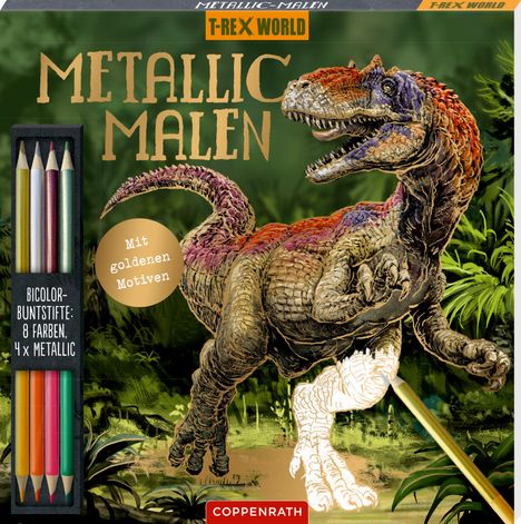 Metallic-Malen (Allosaurus), Buch