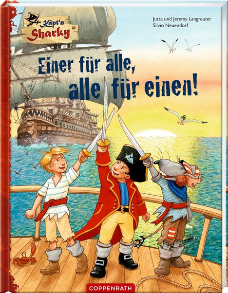 Jutta Langreuter: Käpt'n Sharky - Einer für alle, alle für einen!, Buch