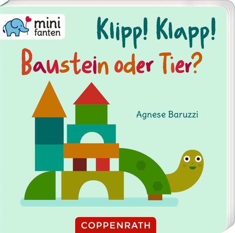 Klipp! Klapp! Baustein oder Tier?, Buch