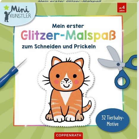 Mein erster Glitzer-Malspaß zum Schneiden und Prickeln, Buch