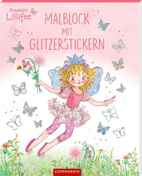 Malblock mit Glitzerstickern (Prinzessin Lillifee), Buch