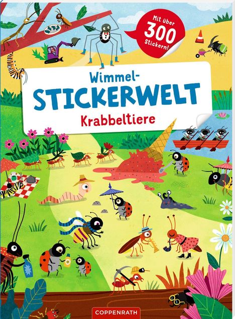 Wimmel-Stickerwelt - Krabbeltiere, Buch