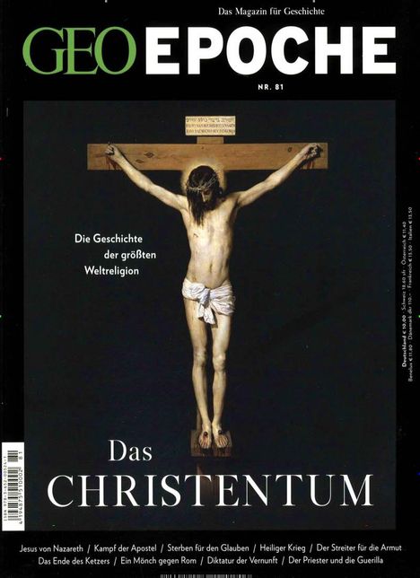 GEO Epoche / 81/2016 - Das Christentum, Buch