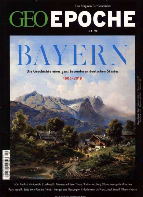 Michael Schaper: GEO Epoche / GEO Epoche 92/2018 - Bayern, Buch