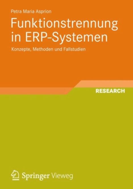 Petra Maria Asprion: Funktionstrennung in ERP-Systemen, Buch